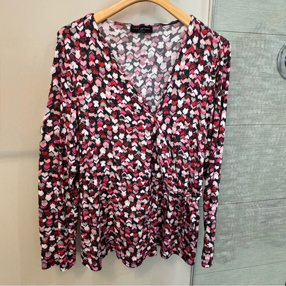 Women's Heart Knit Blouse - Plus size 18/20 Lane Bryant